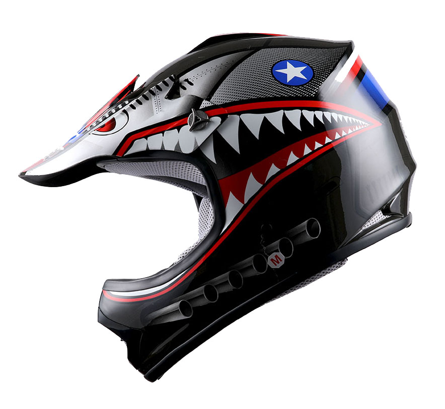 shark kids helmet