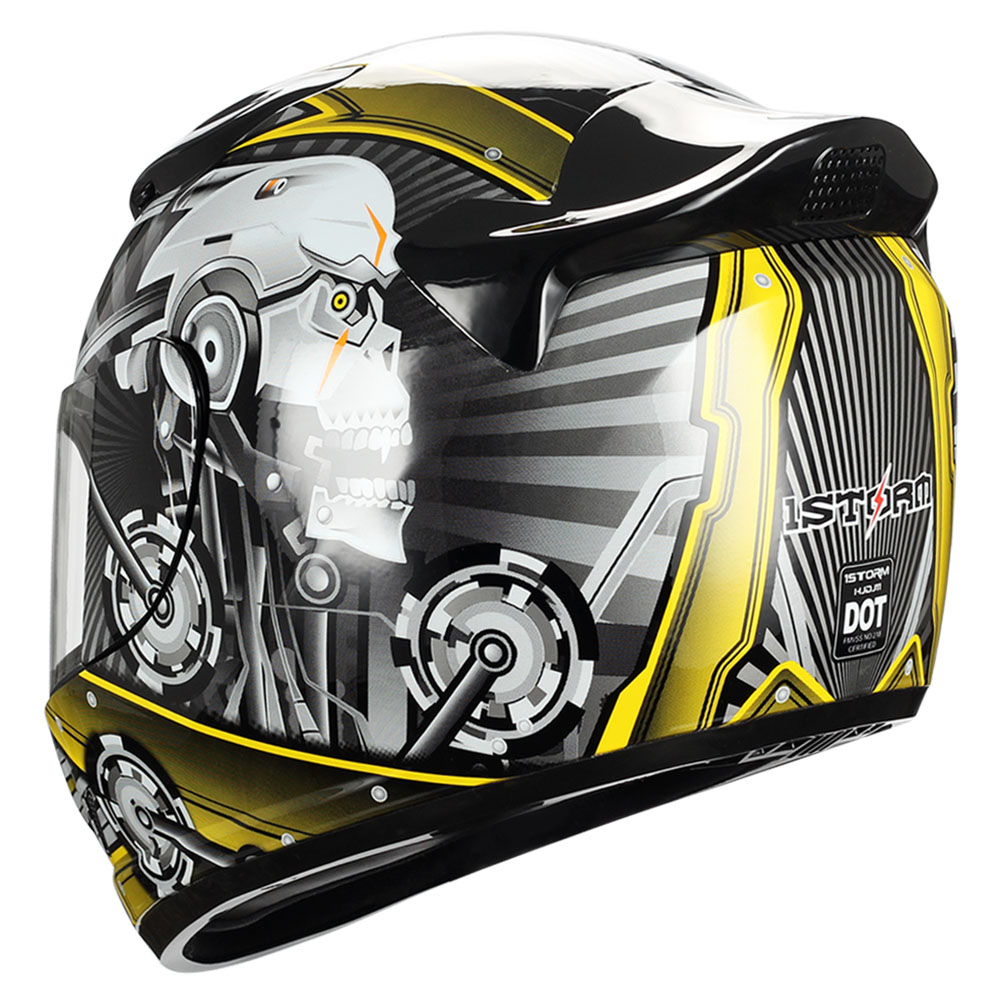 Download NEW DOT 1STORM DOT MOTORCYCLE FULL FACE HELMET STREET BIKE ...