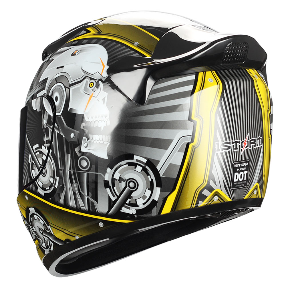 Download NEW DOT 1STORM DOT MOTORCYCLE FULL FACE HELMET STREET BIKE ...